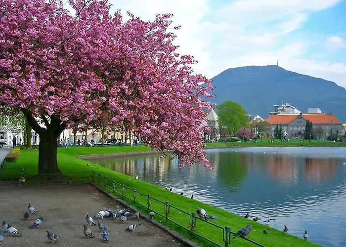 Center Terrace In Quiet Backyard - Stylish * Bergen